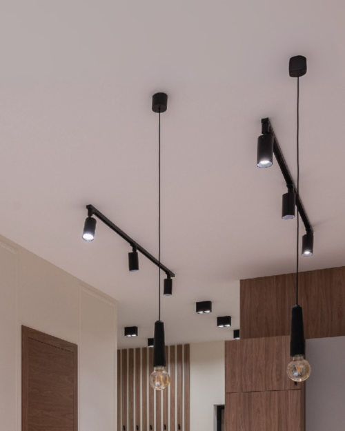 Spot led de riel 30W Negro